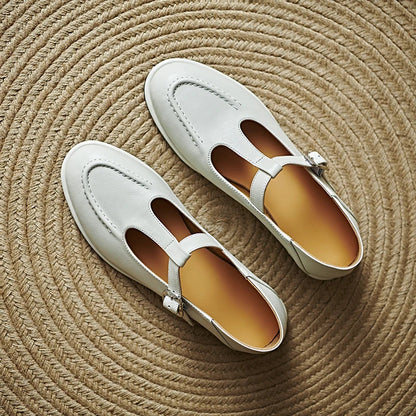 Women's Mary Jane Flats Low Heel Round Toe