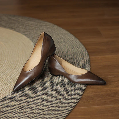 Avine Genuine Leather Flats