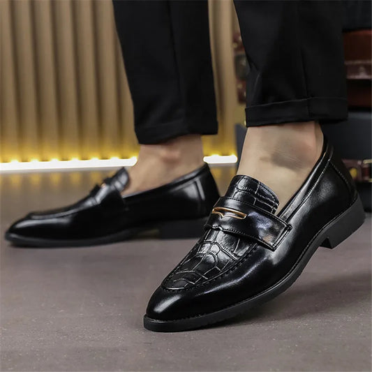 Women's Leather Wedding Shoes - 
Fashinoza