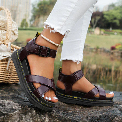 Women's Orthopedic Sandals with Arch Support and Shock Absorbing Sole