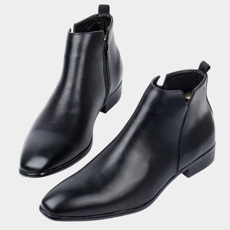 Men’s Sleek Side-Zip Ankle Boots
