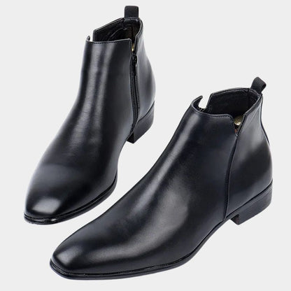 Men’s Sleek Side-Zip Ankle Boots