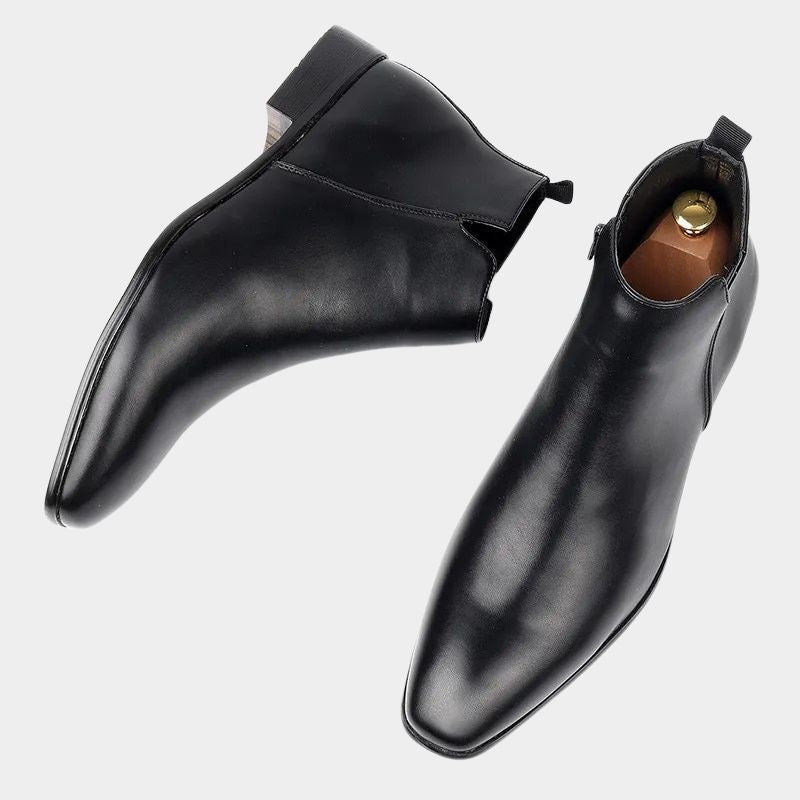 Men’s Sleek Side-Zip Ankle Boots