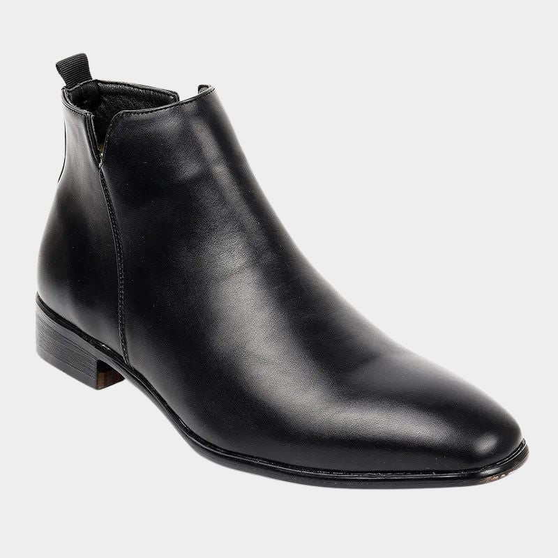 Men’s Sleek Side-Zip Ankle Boots