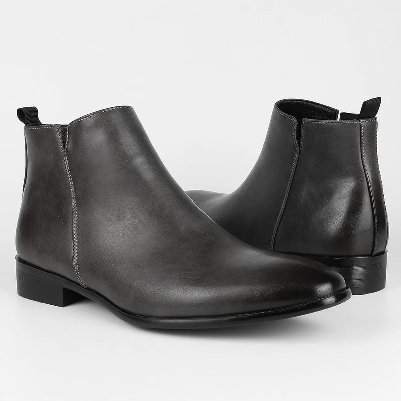 Men’s Sleek Side-Zip Ankle Boots