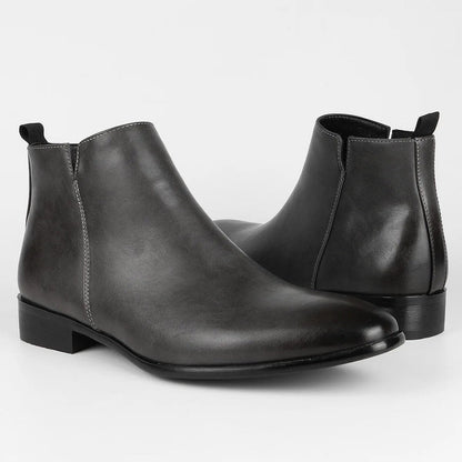 Men’s Sleek Side-Zip Ankle Boots