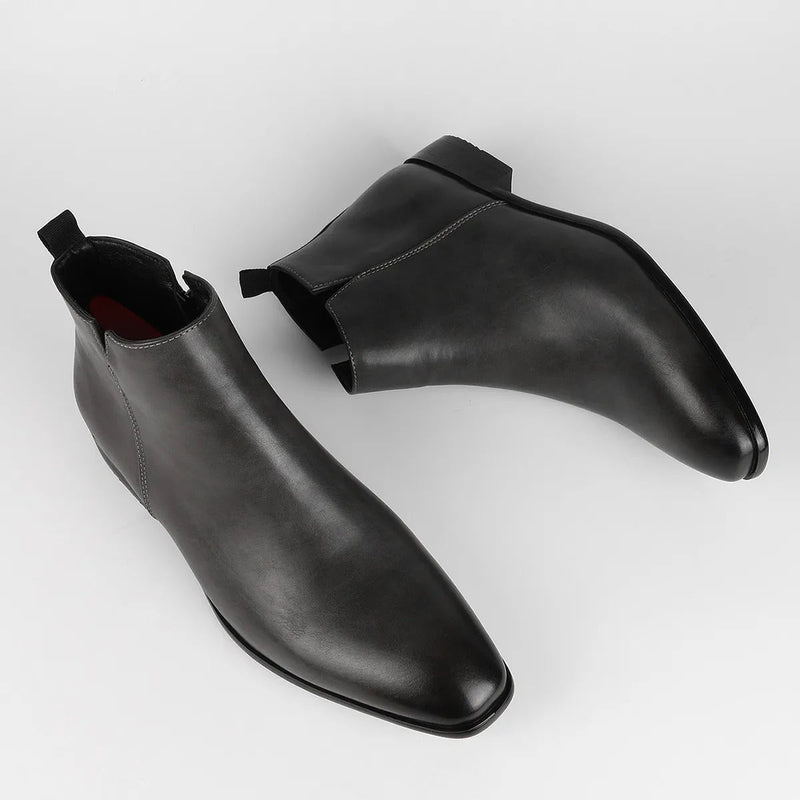 Men’s Sleek Side-Zip Ankle Boots