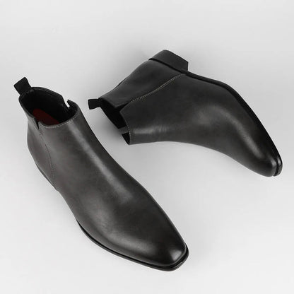 Men’s Sleek Side-Zip Ankle Boots