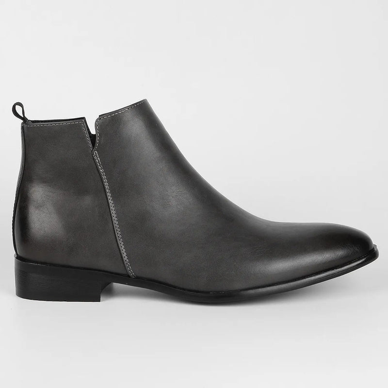 Men’s Sleek Side-Zip Ankle Boots