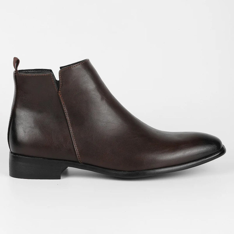 Men’s Sleek Side-Zip Ankle Boots