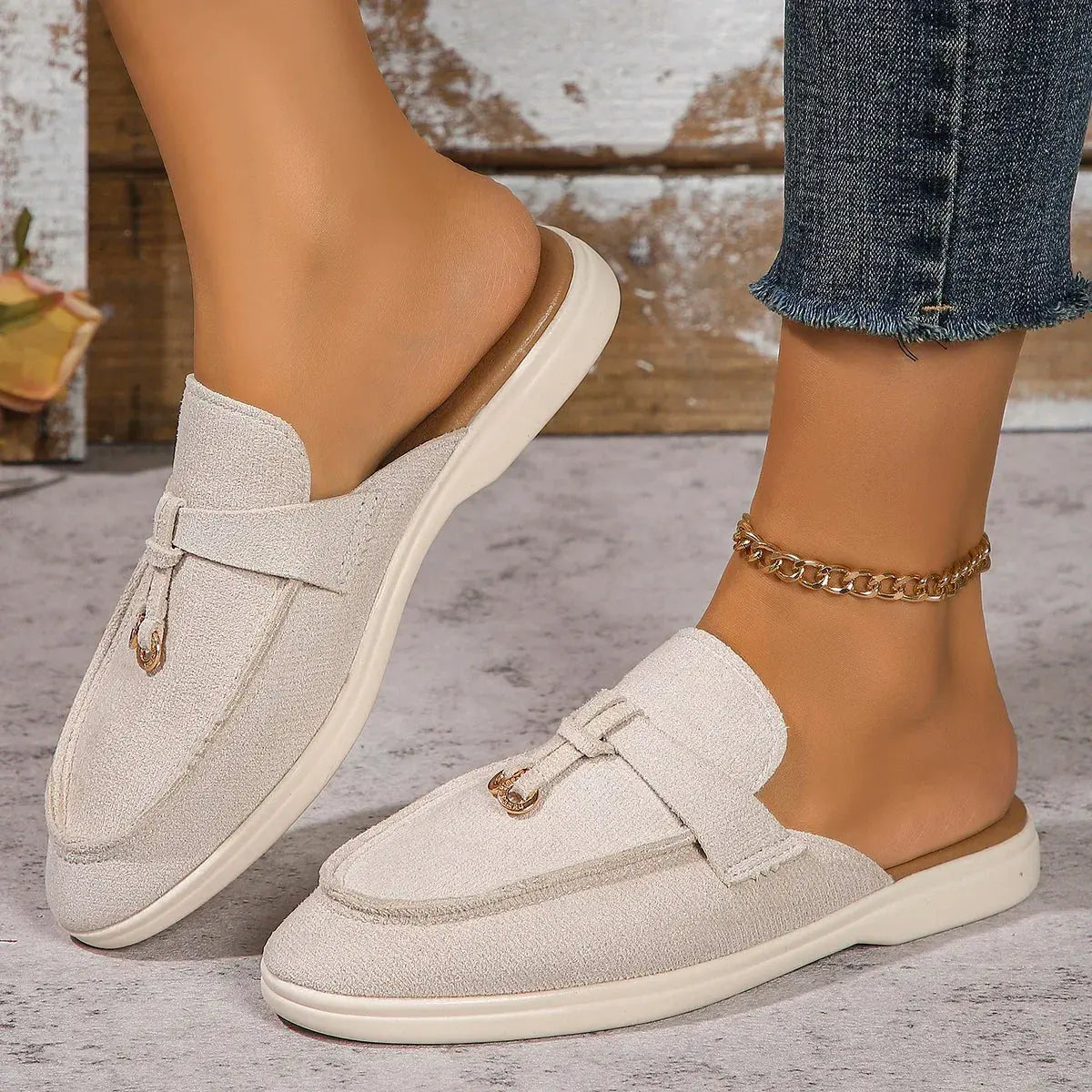 Women's Slip-On Sneakers Comfortable Casual - 
Fashinoza