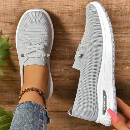 Women's Slip-On Sneakers Comfortable Walking Shoes - 
Fashinoza