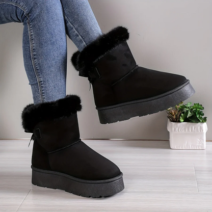 Women's Slip-On Winter Boots Comfortable - 
Fashinoza