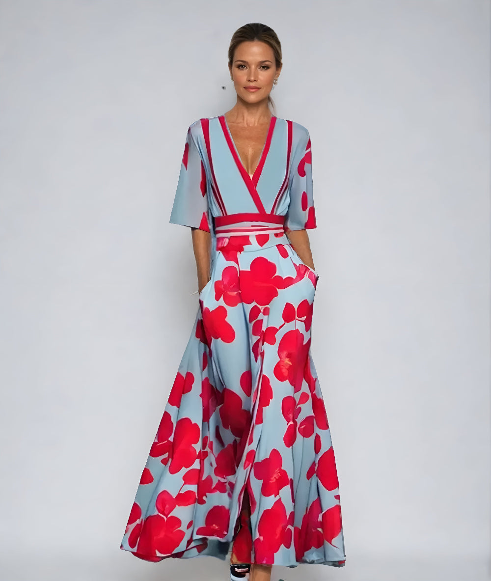 Women's Floral Wrap Dress
