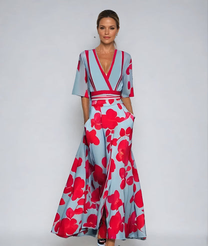 Women's Floral Wrap Dress