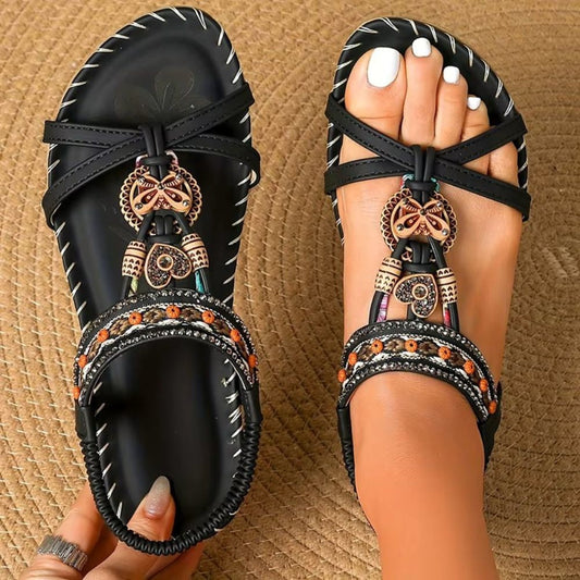 Women's Orthopedic Woven Sandals - Fashinoza
