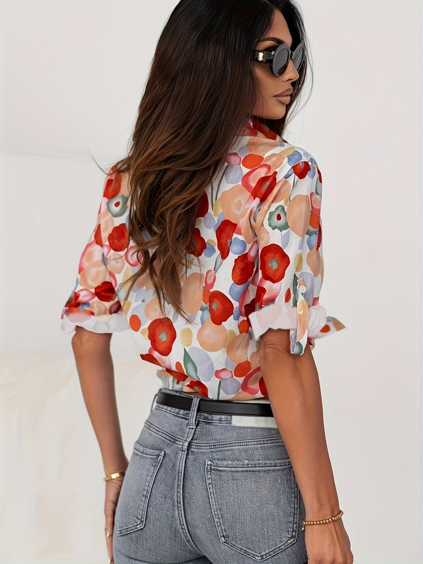 Women's Floral Blouse
