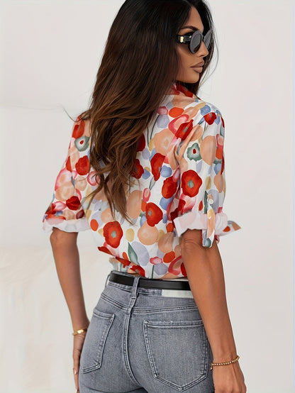 Women's Floral Blouse