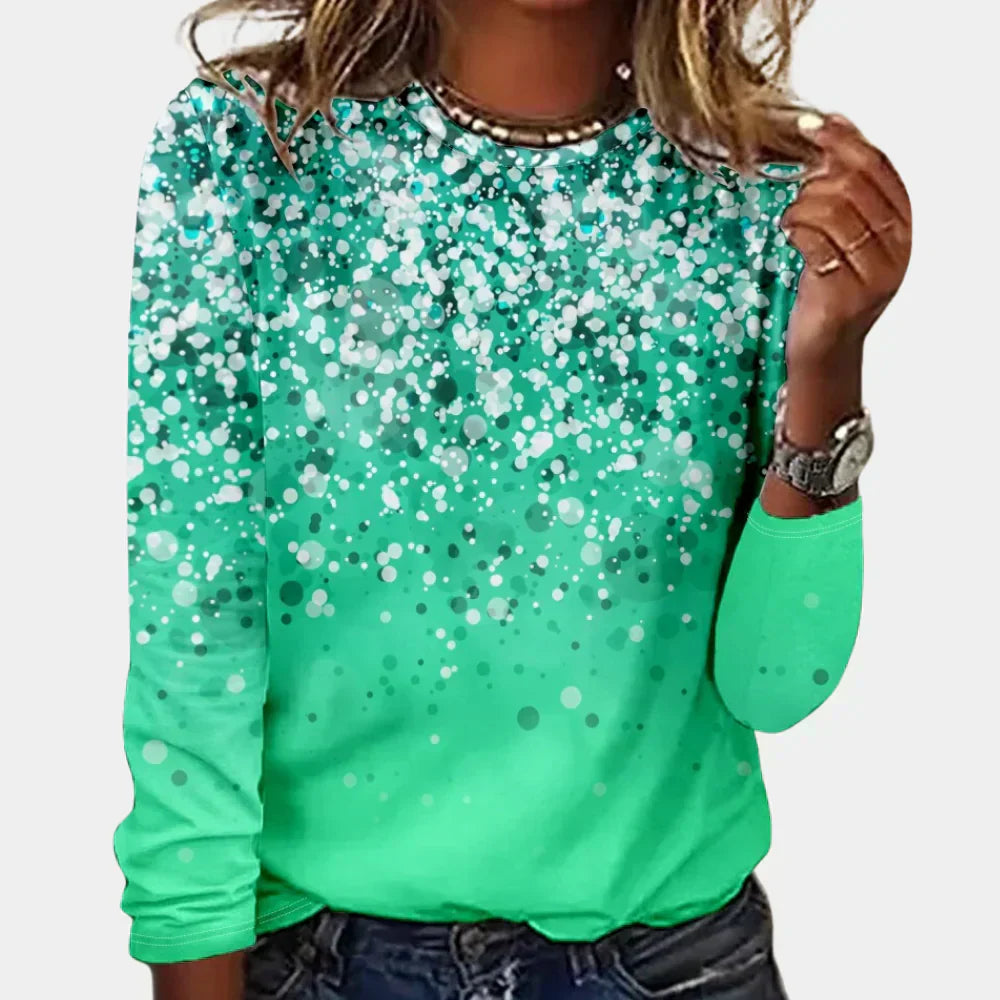 Paige | Women Winter Printed Long Sleeve Top