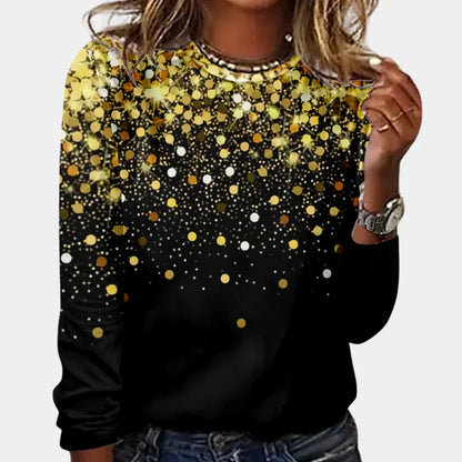 Paige | Women Winter Printed Long Sleeve Top