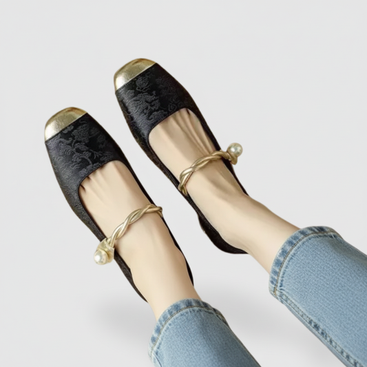 Orthopedic Mary Jane Shoes Ankle Strap - Fashinoza