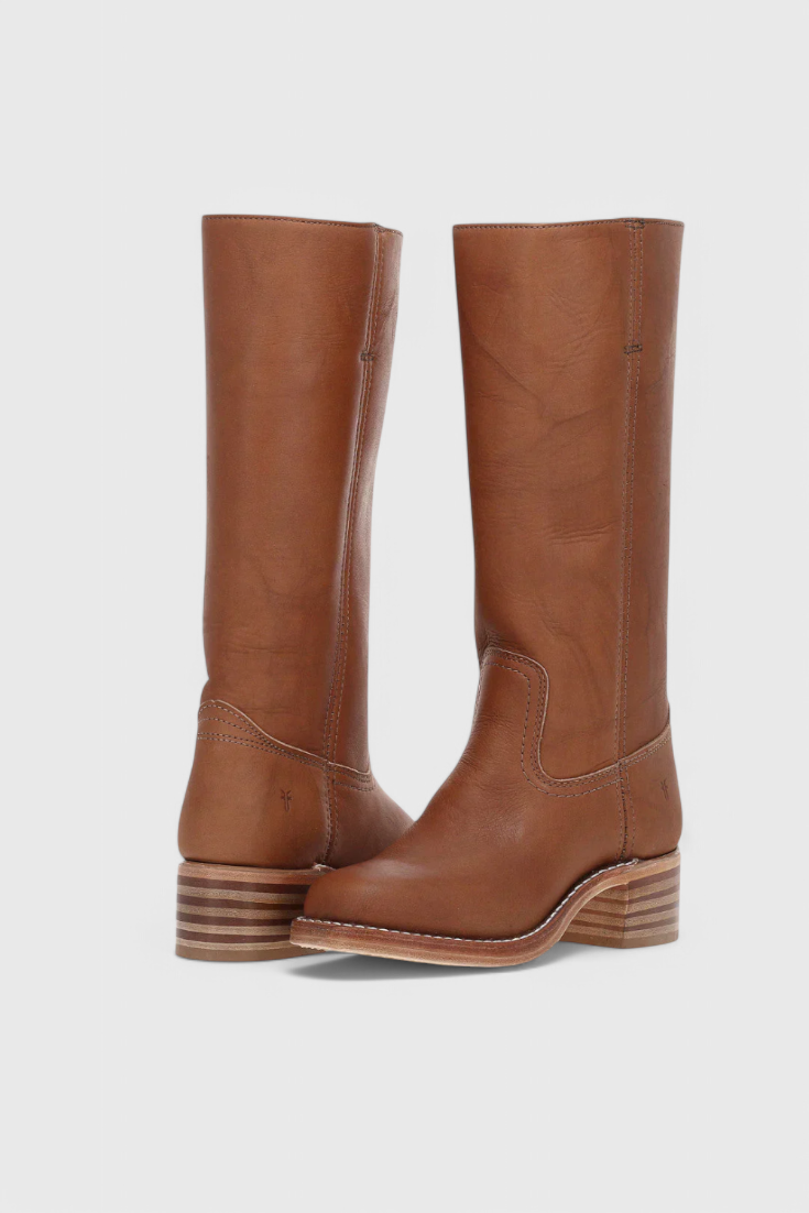 Amelia | Women Winter Block Heel Knee Boots