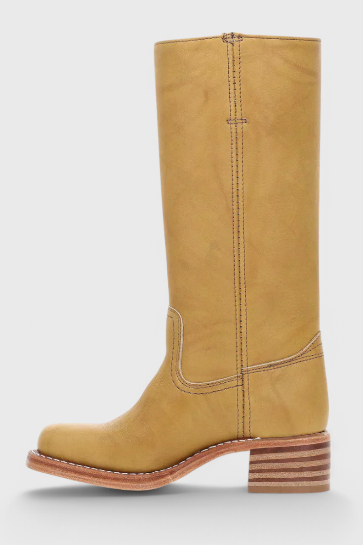 Amelia | Women Winter Block Heel Knee Boots