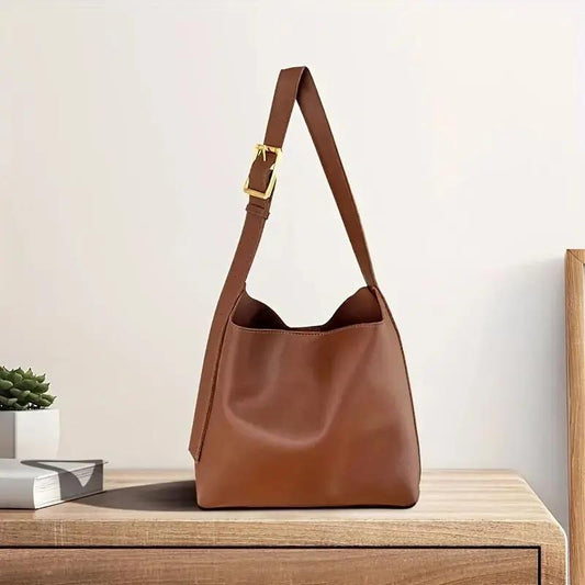 Women's Structured Shoulder Bag Modern Design - 
Fashinoza