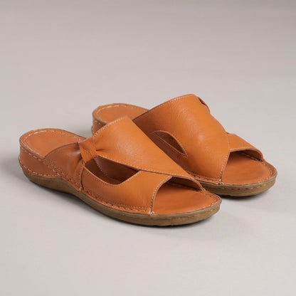 Women's Wedge Sandals Contoured Heel Bow Accent