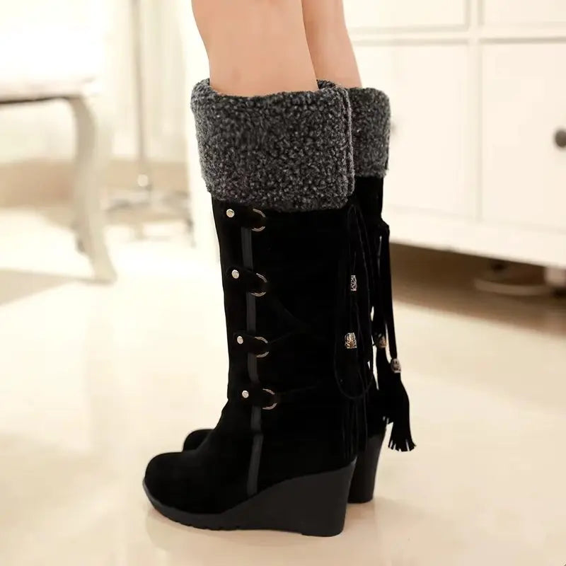 Stylish Mid-Calf Rain Boots for Women – Elegant & Comfortable