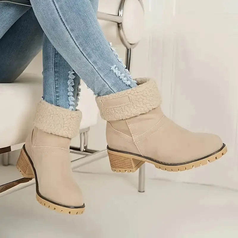 Suede Ankle Boots for Women – Elegant & Comfortable Winter Style