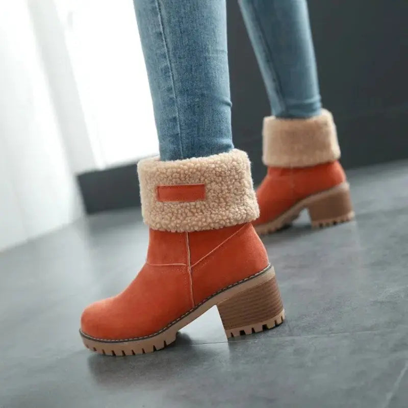 Suede Ankle Boots for Women – Elegant & Comfortable Winter Style