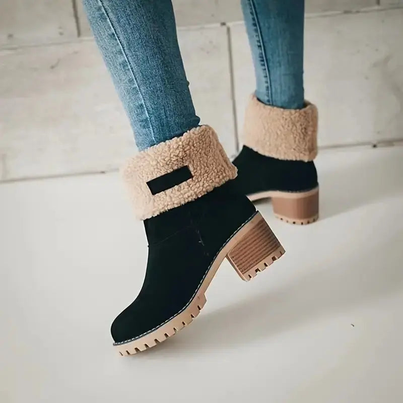 Suede Ankle Boots for Women – Elegant & Comfortable Winter Style