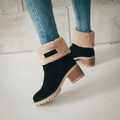 Suede Ankle Boots for Women – Elegant & Comfortable Winter Style