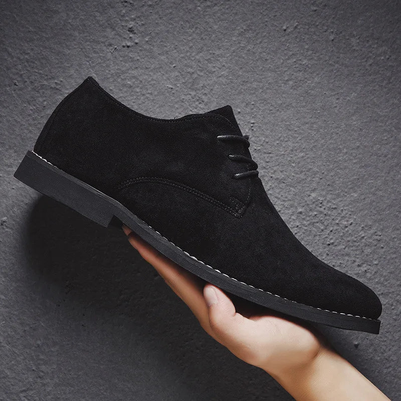 Men's Business Shoes Leather Comfortable Black