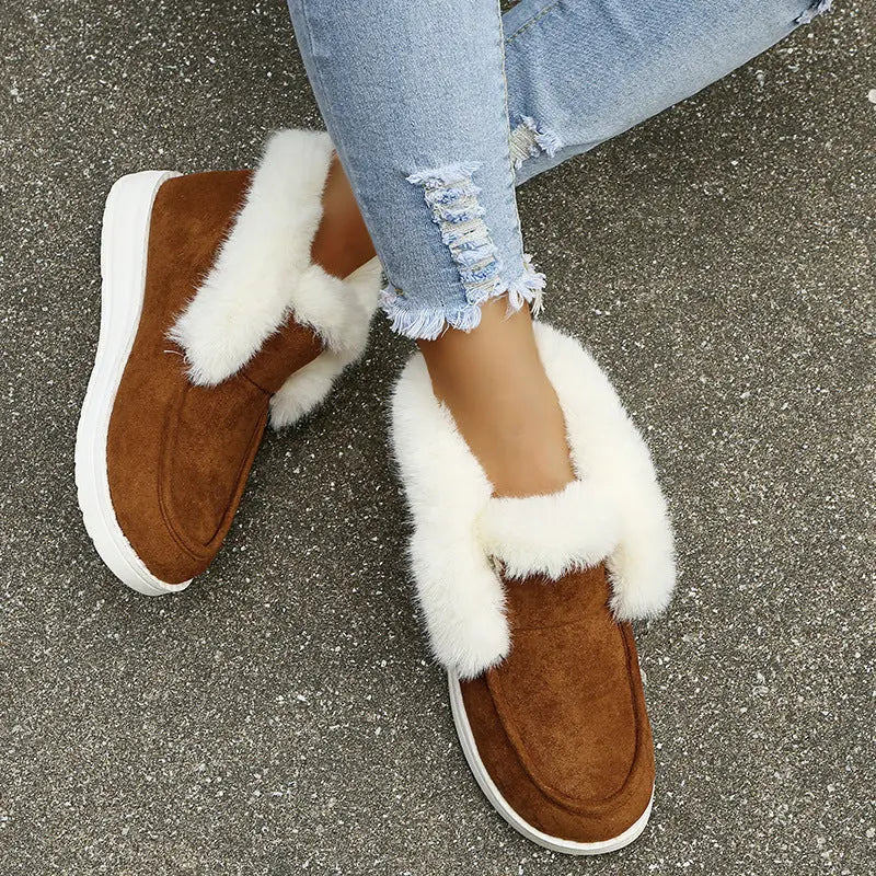Suede Winter Boots for Women – Cozy & Stylish