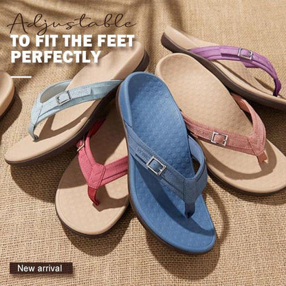 Orthopedic Arch Support Flip Flops Womens Caliboot