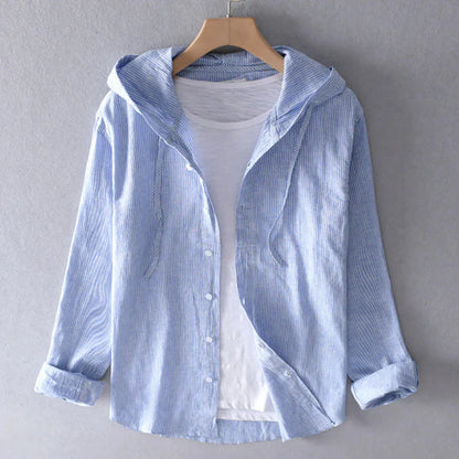 Women's Linen Blouse Breathable - Fashinoza