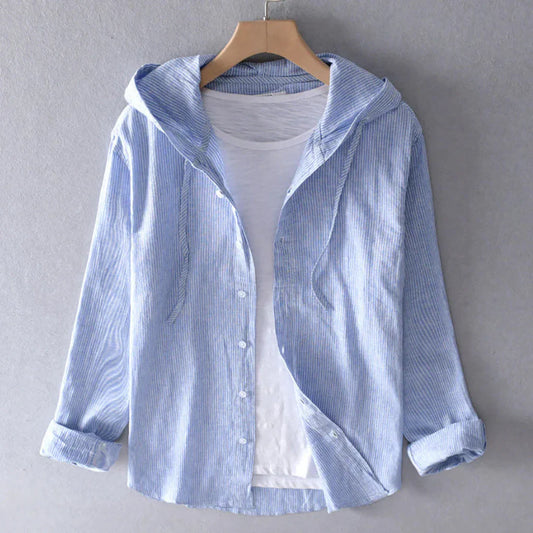 Women's Linen Blouse Breathable - Fashinoza