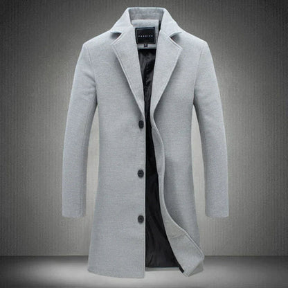 Sean | Men Spring Three Button Long Coat