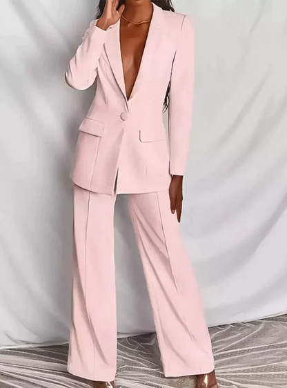 Jesika Women's Blazer Suit Set Elegant