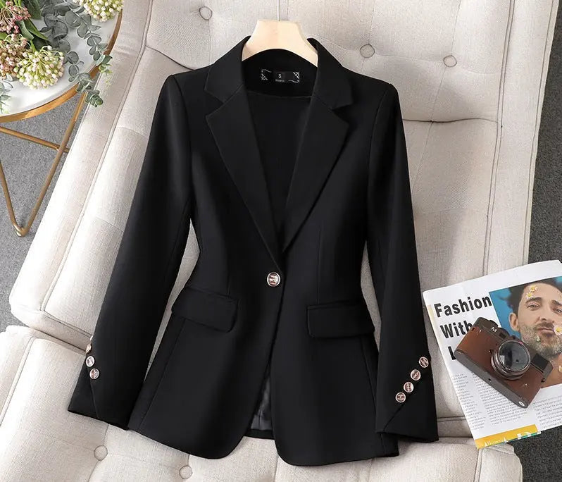 Women's Tailored Blazer Polished Versatile - 
Fashinoza