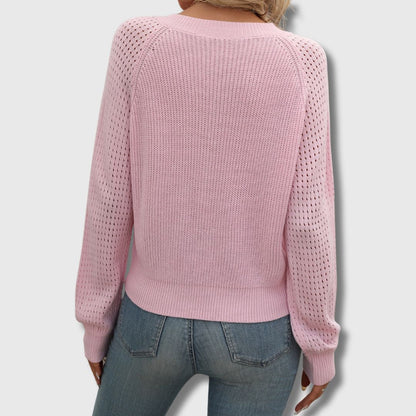 Elegant Women's V-Neck Sweater
