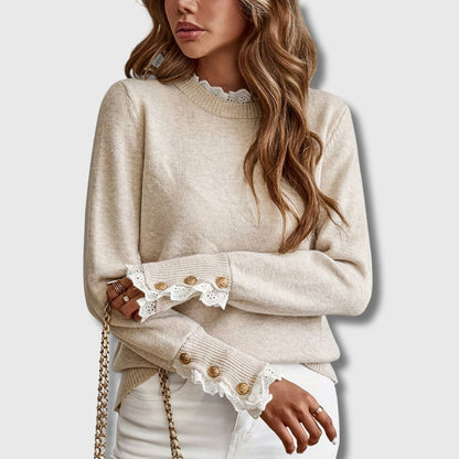 Women's Sweater Decorative Cuffs