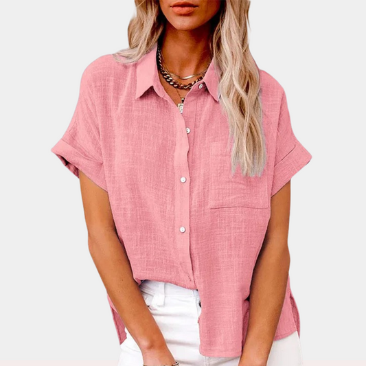 Women's Lightweight Shirt Front Pocket - Fashinoza