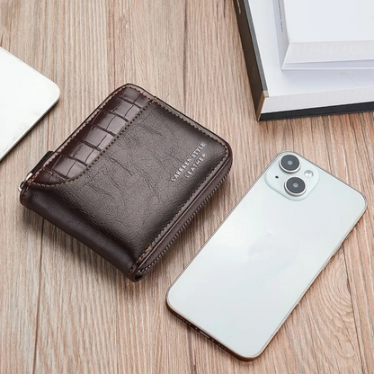 Men's Leather Wallet Coin Purse