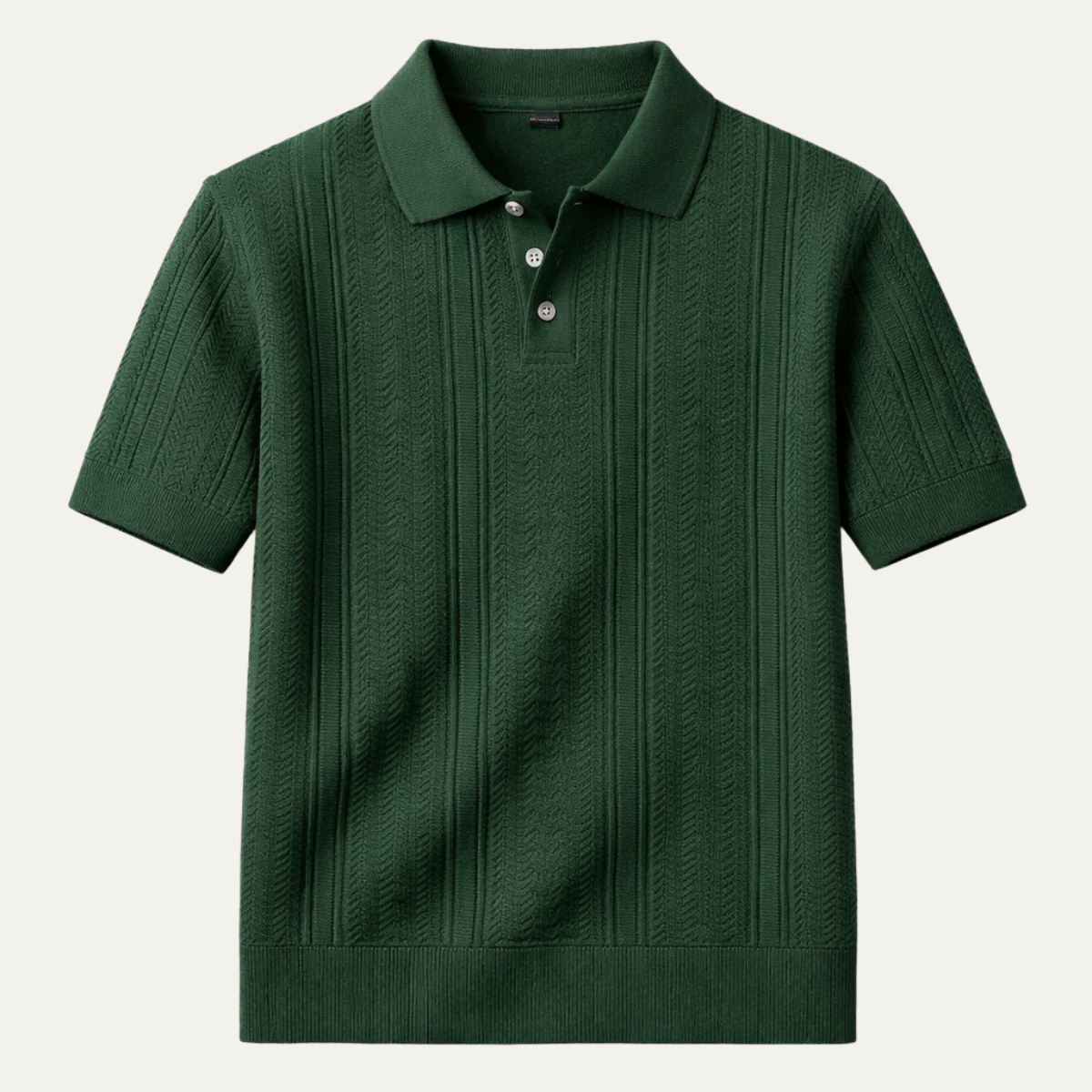 Men's Breathable Polo Shirt Knit Business Style - Fashinoza