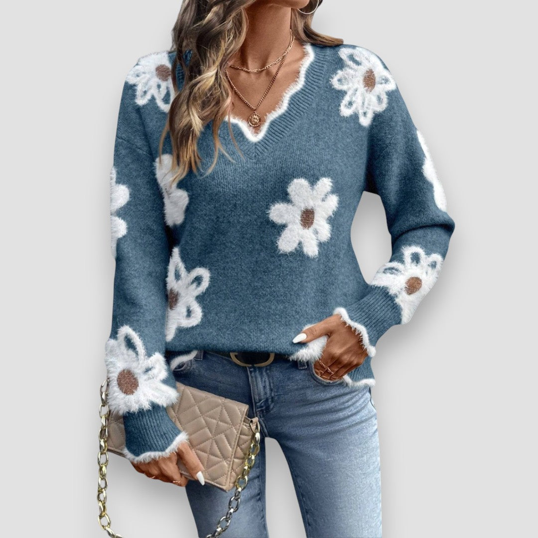 Women's Flower Sweater