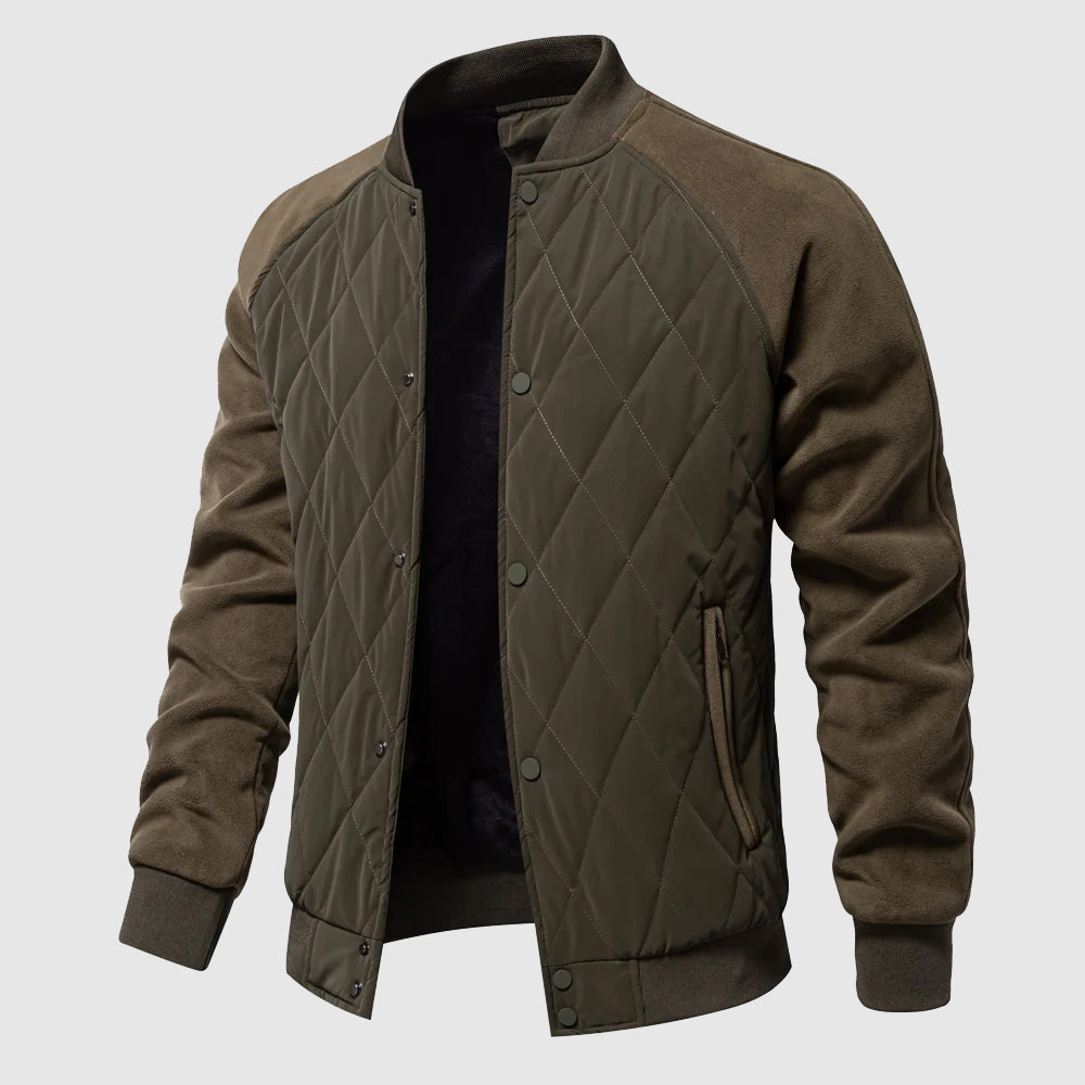 Theodore Willow Women's Fleece Bomber Jacket - Fashinoza