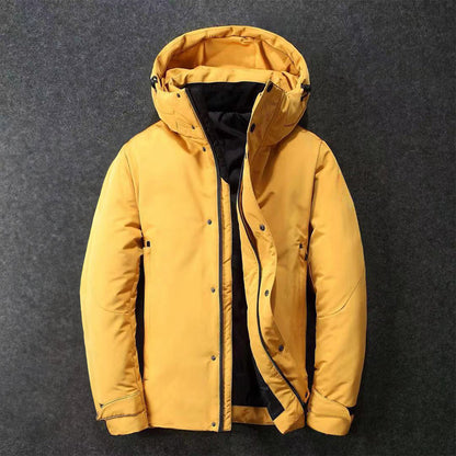 Men's Down Jacket Lightweight Insulated Black - Fashinoza